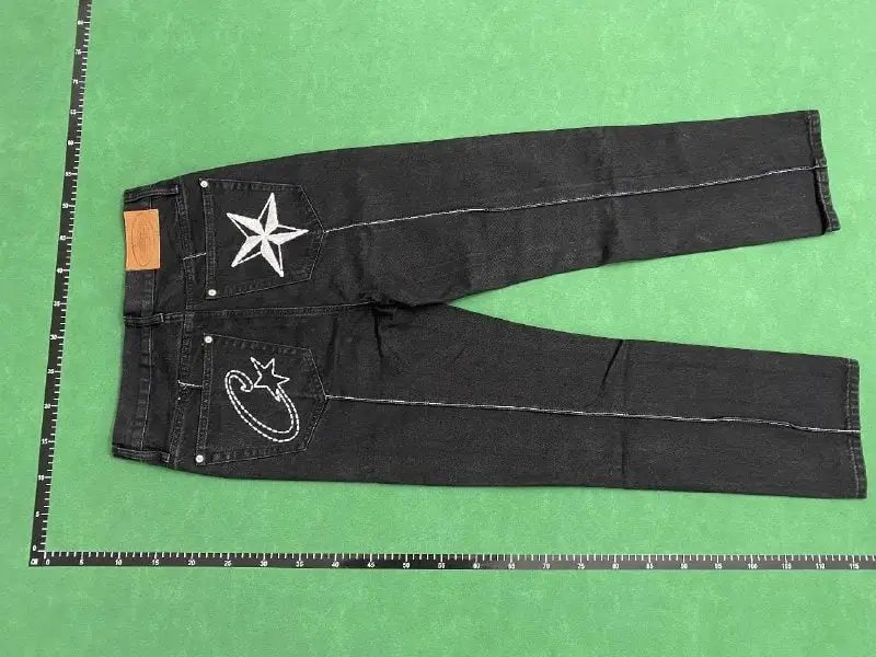 Corteiz   C -    Star      Denim       Jorts -2