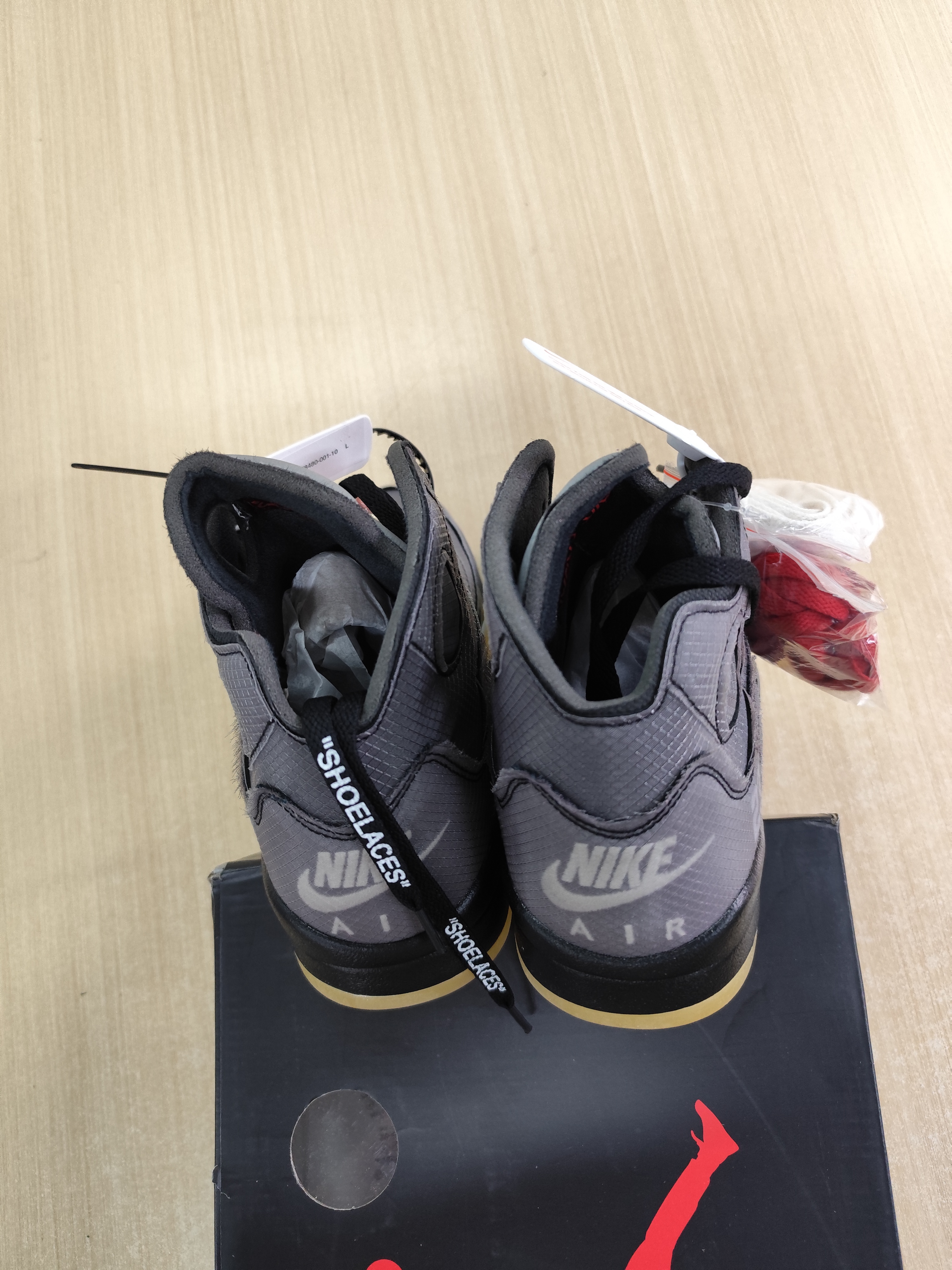 Jordan x Off-White Air Jordan 5 Retro  SP  "Sail" -4