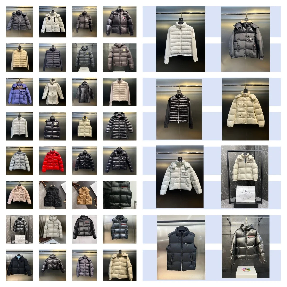 Moncler White Puffer Jacket