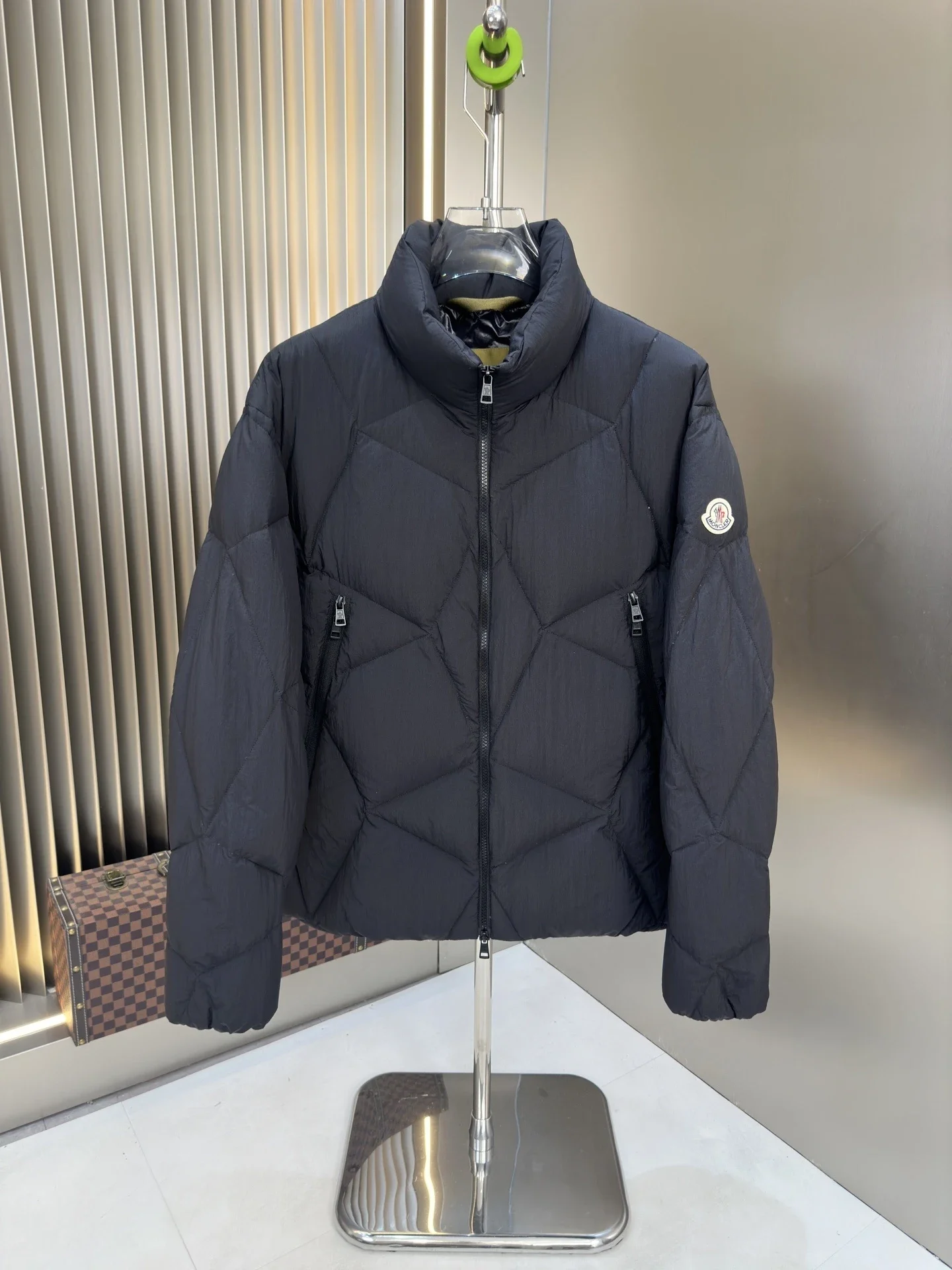 Moncler Black Quilted Puffer J