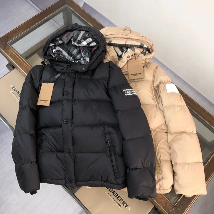 Burberry Black Puffer Jacket w