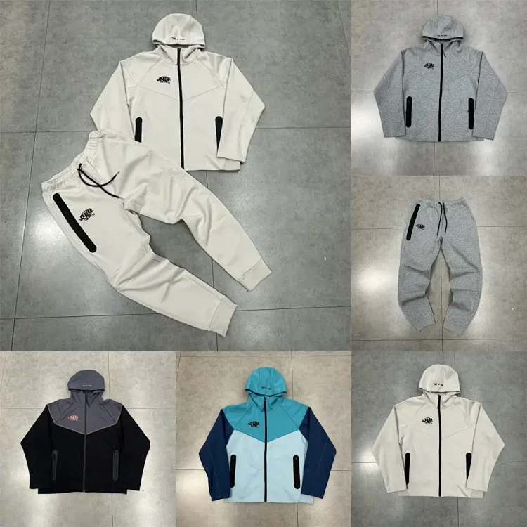 White Hooded Jacket and Pants 
