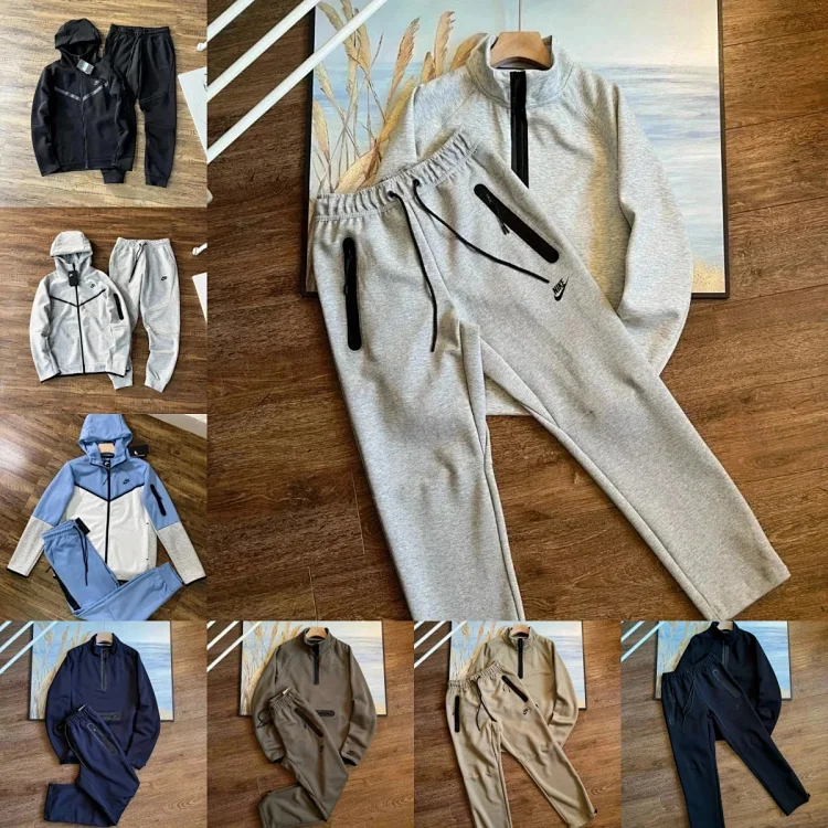 Nike Grey Tracksuit Set with H